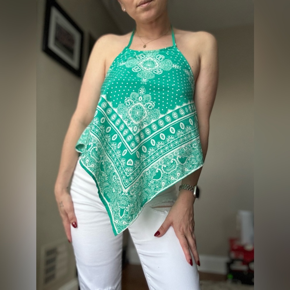 paisley halter top.